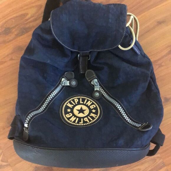 Kipling Vintage Y2K, navy, knapsack, backpack - Picture 1 of 7